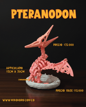 Pteranodon articulado impreso en 3D